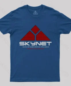 Alternative view of Skynet Neural Net Based Artificial Intelligence T-Shirt