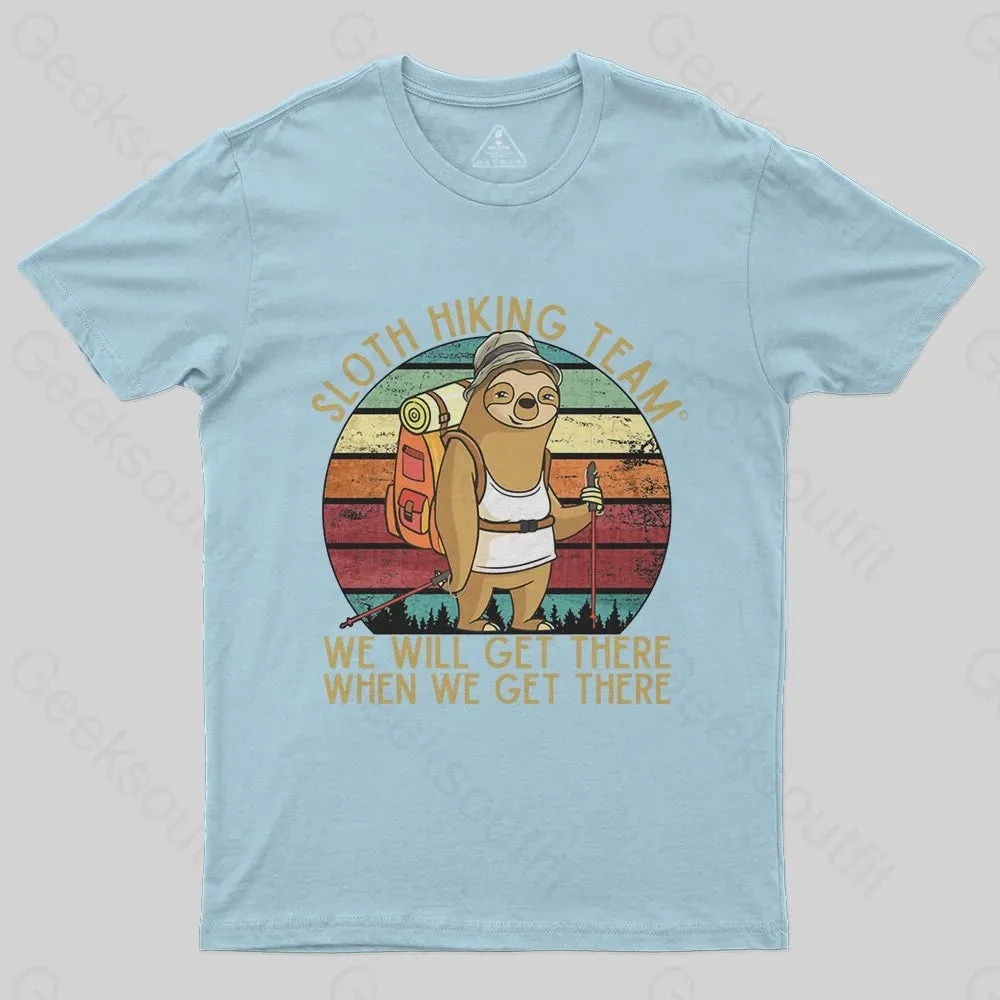 Sloth Hiking Team T-Shirt - Image 5