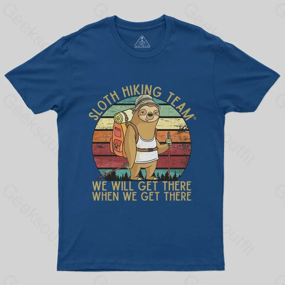 Sloth Hiking Team T-Shirt - Image 2