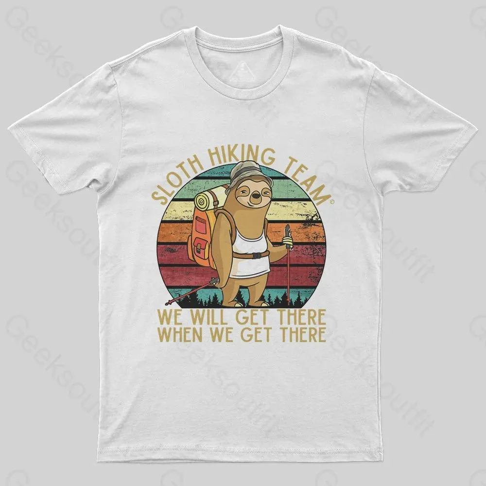 Sloth Hiking Team T-Shirt - Image 8
