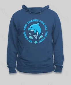 Alternative view of So Long, And Thanks For All The Fish! Hoodie