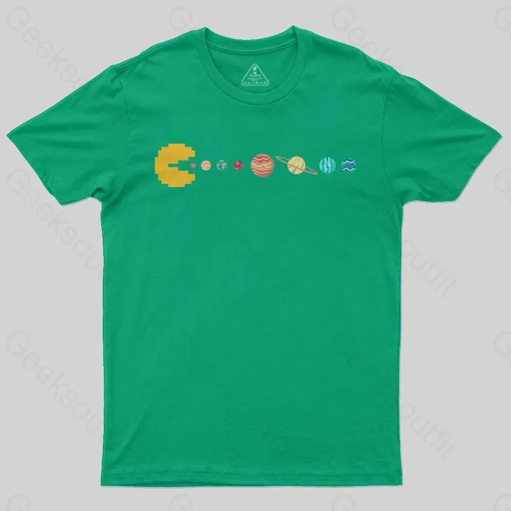 Solar System Eating Game T-Shirt - Image 7