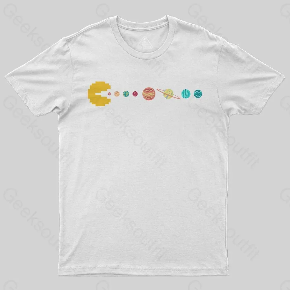 Solar System Eating Game T-Shirt - Image 2