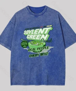 Alternative view of Soylent Green Cereal Washed T-shirt