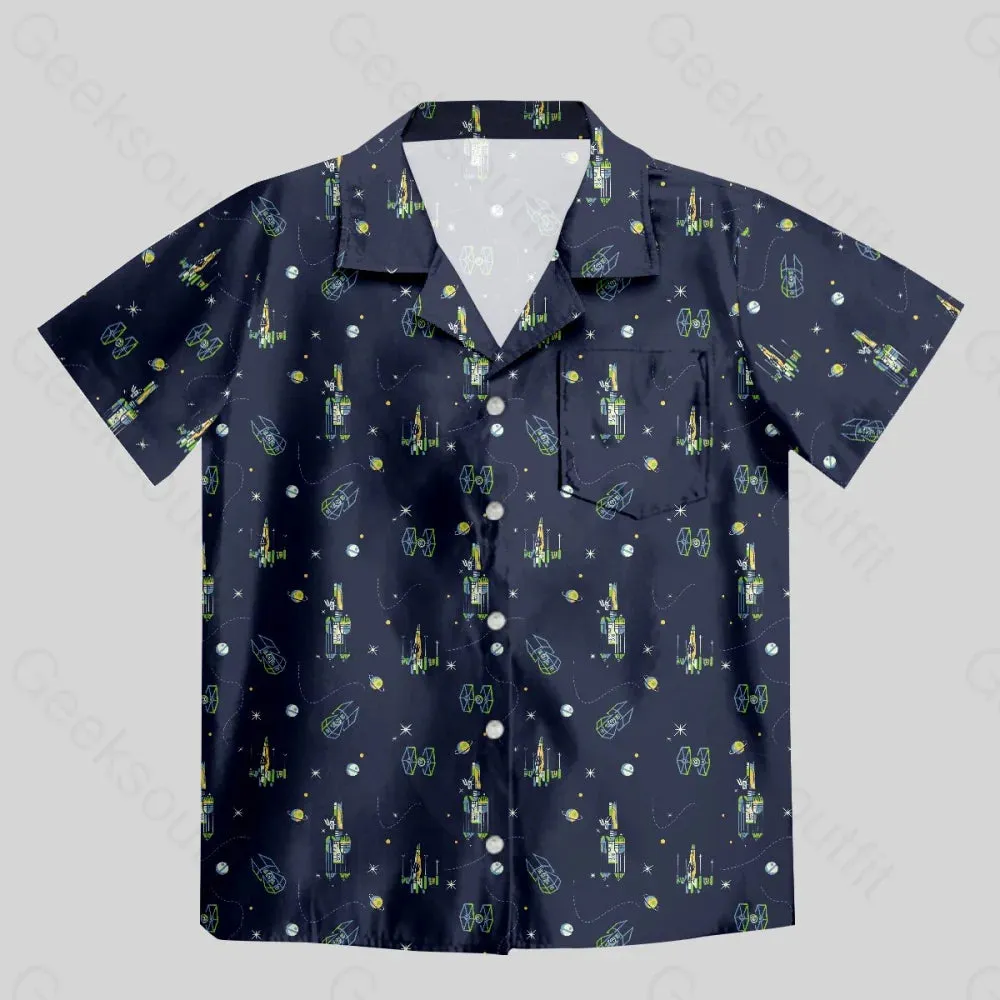 Spacecraft Button Up Pocket Shirt - Image 2