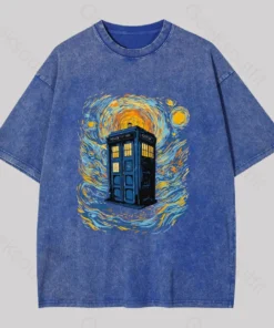 Alternative view of Starry Blue Box Washed T-shirt