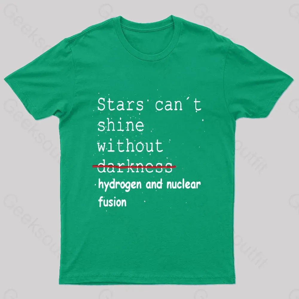 Stars Can't Shine Nerd T-Shirt - Image 4
