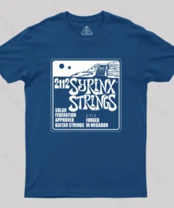 Alternative view of Syrinx Strings 2112 Rush T-Shirt