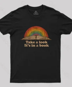 Alternative view of Take A Look It Is In A Book Vintage T-Shirt