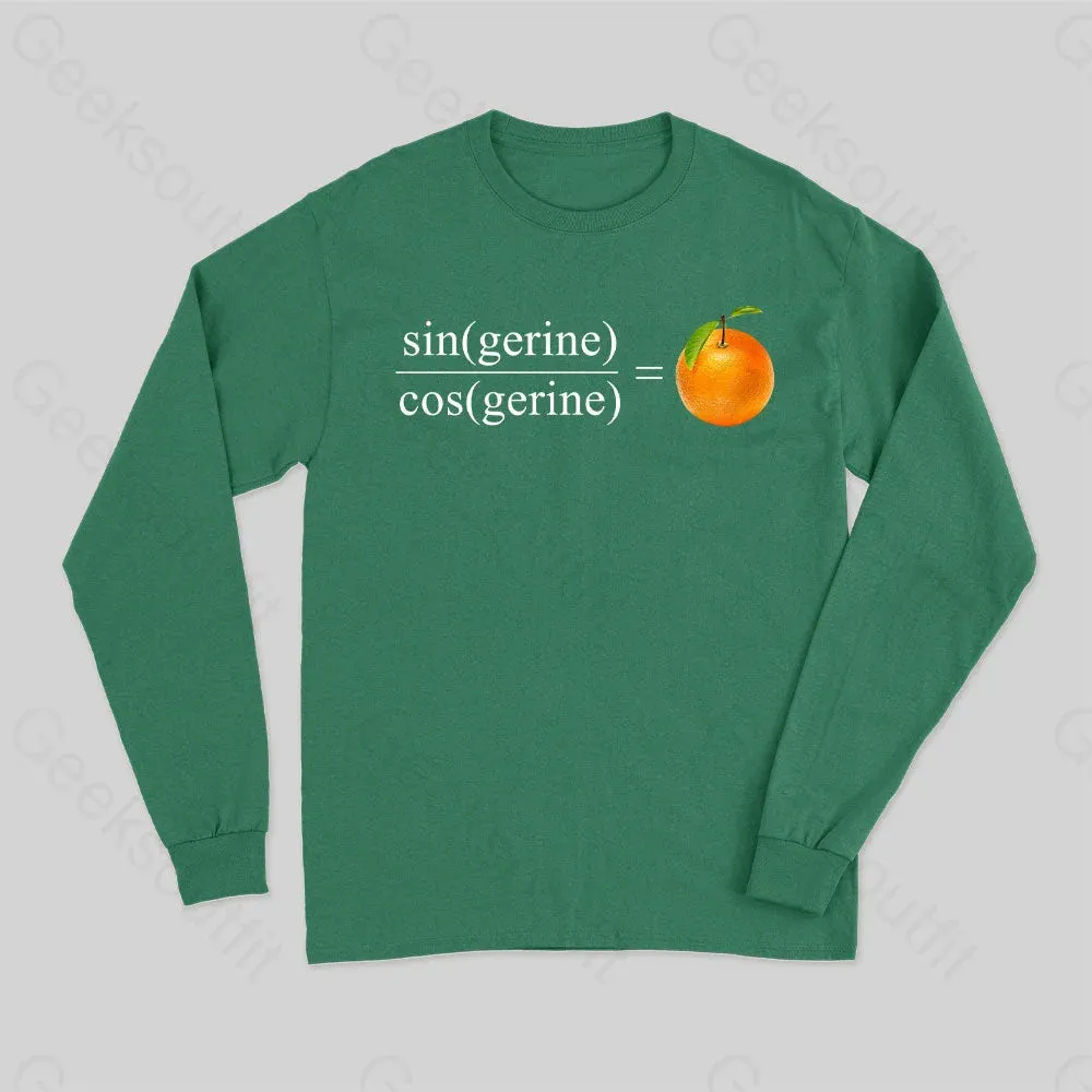 Tan(gerine) Math Long Sleeve T-Shirt - Image 3