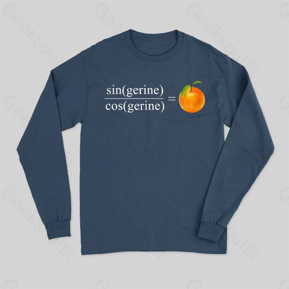 Tan(gerine) Math Long Sleeve T-Shirt - Image 2
