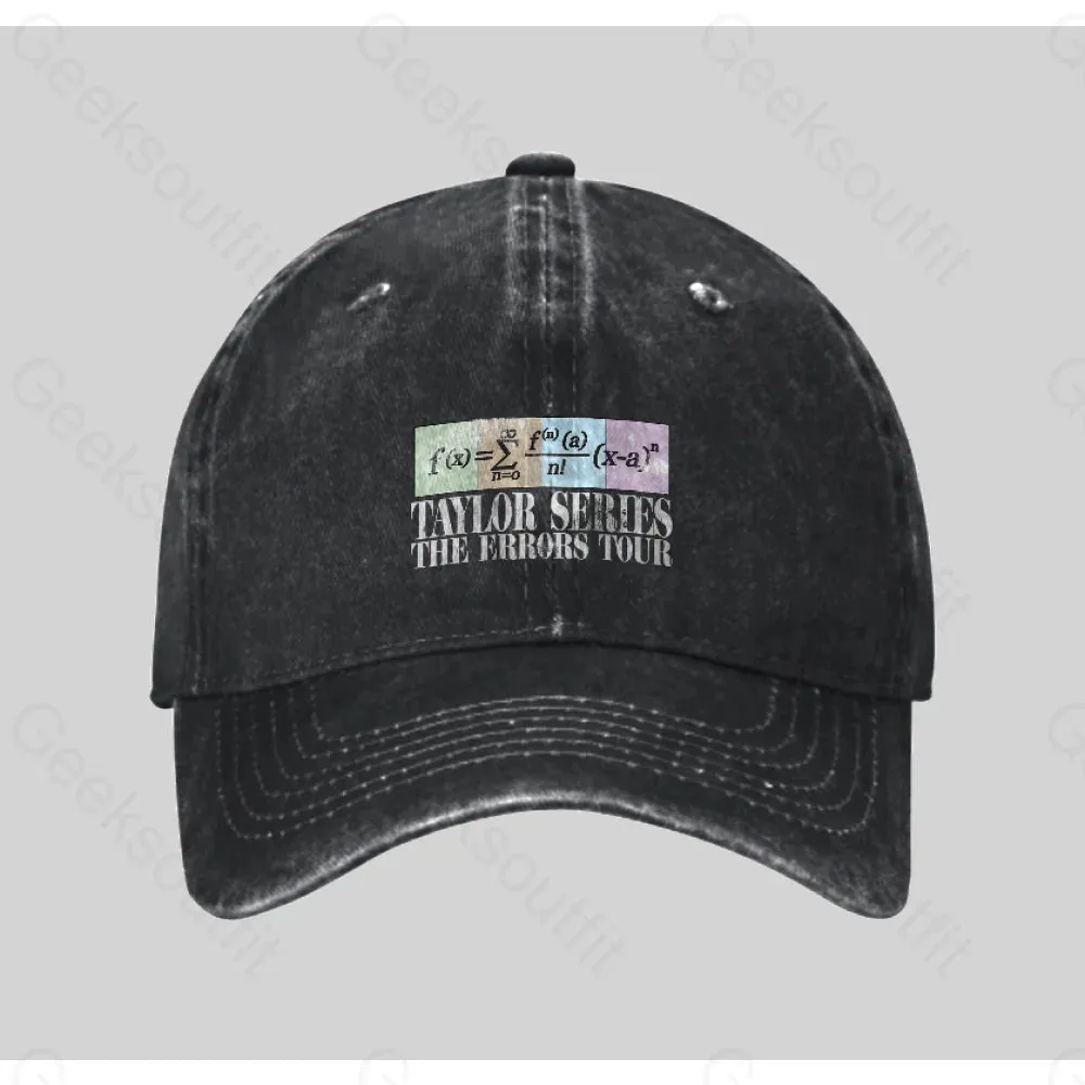 Taylor Series The Errors Tour Washed Vintage Baseball Cap - Image 2
