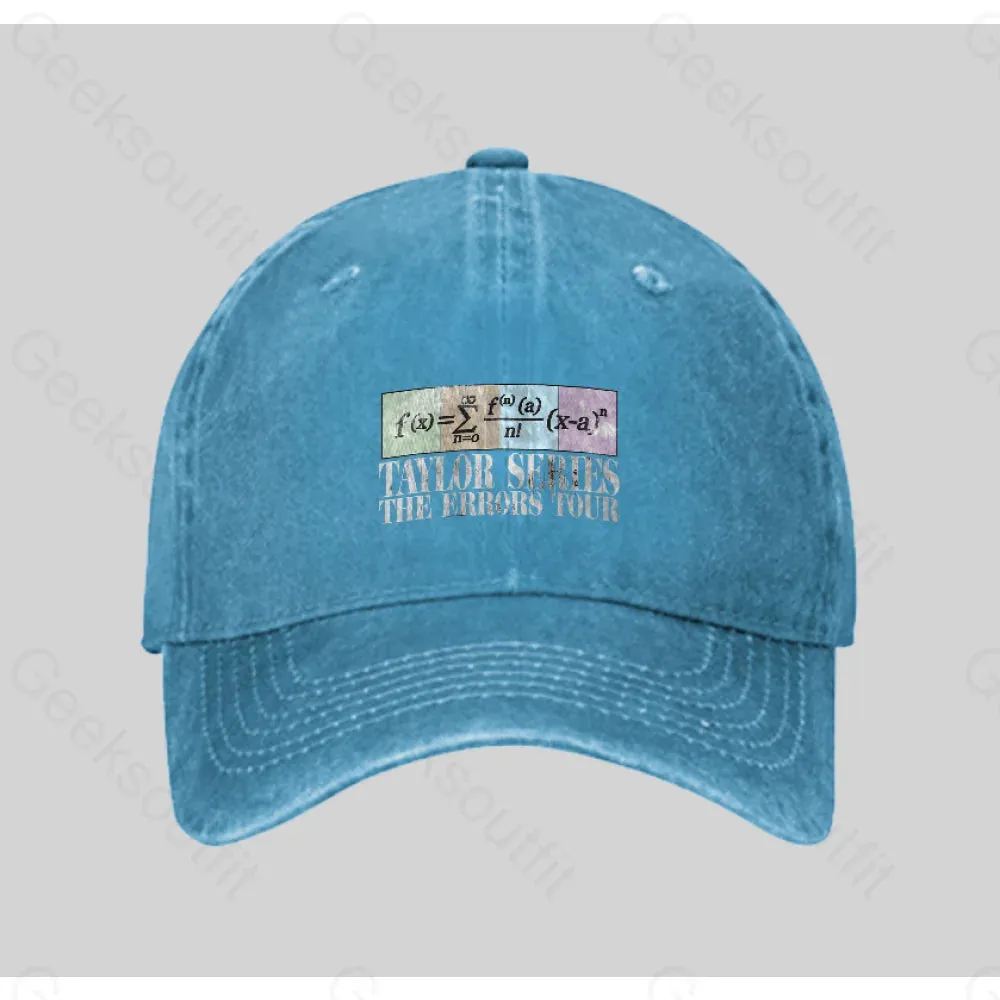 Taylor Series The Errors Tour Washed Vintage Baseball Cap - Image 4