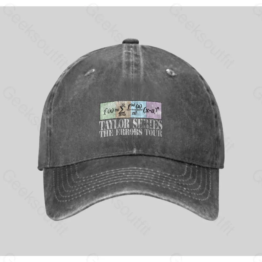 Taylor Series The Errors Tour Washed Vintage Baseball Cap - Image 3