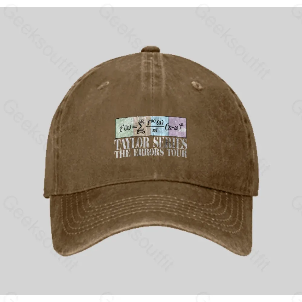 Taylor Series The Errors Tour Washed Vintage Baseball Cap - Image 5