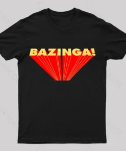Alternative view of The Big Bang Theory Bazinga Geek T-Shirt