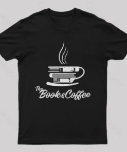 Alternative view of The Book & Coffee Geek T-Shirt