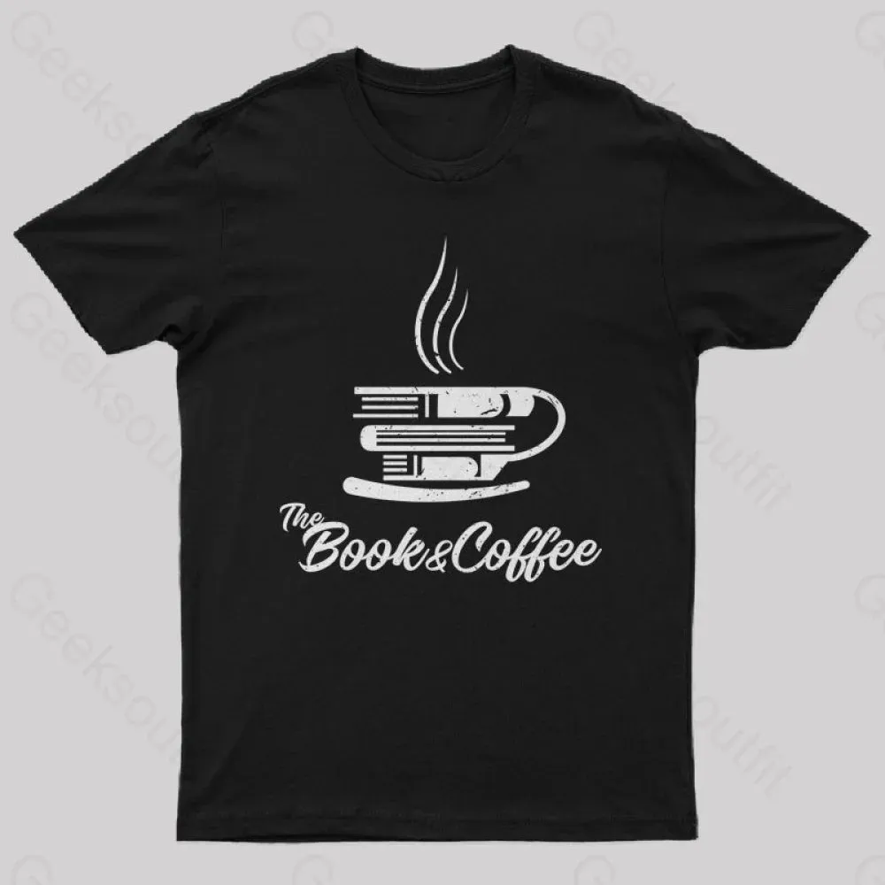 The Book & Coffee Geek T-Shirt - Image 2