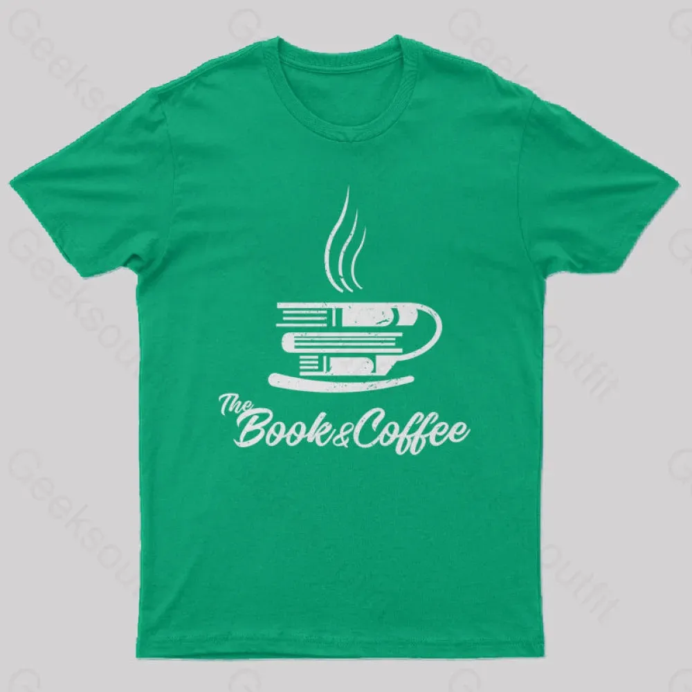 The Book & Coffee Geek T-Shirt - Image 5