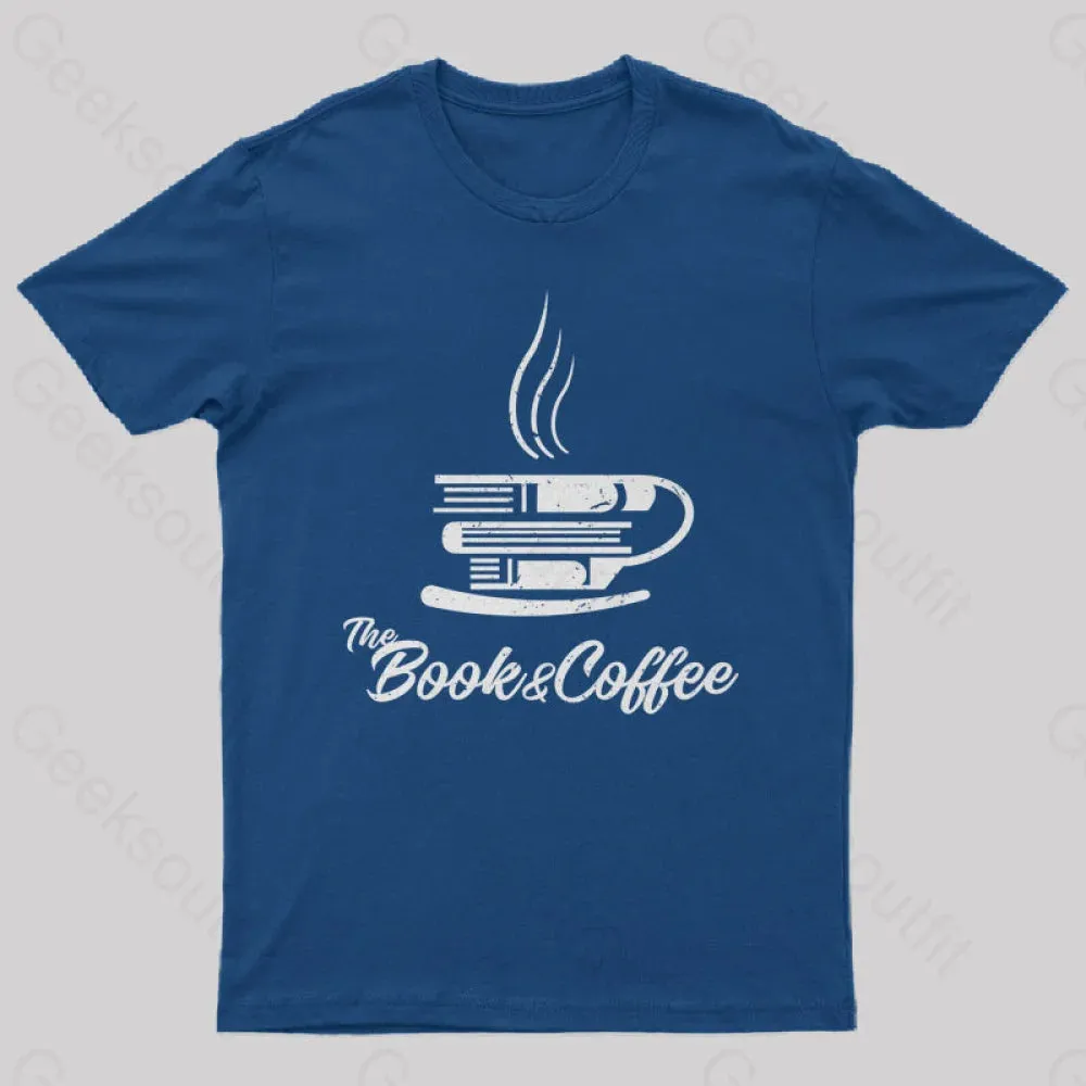 The Book & Coffee Geek T-Shirt - Image 3