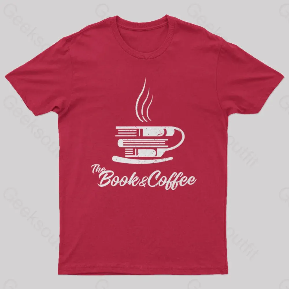 The Book & Coffee Geek T-Shirt - Image 4