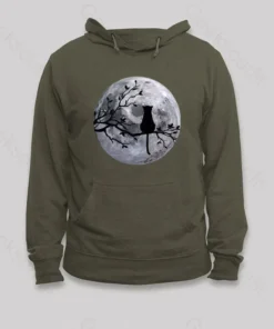 The Cat and the Moon Hoodie