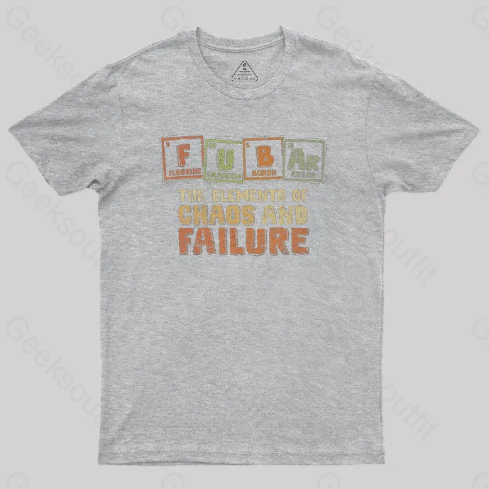 The Elements of Chaos and Failure Geek T-Shirt - Image 10