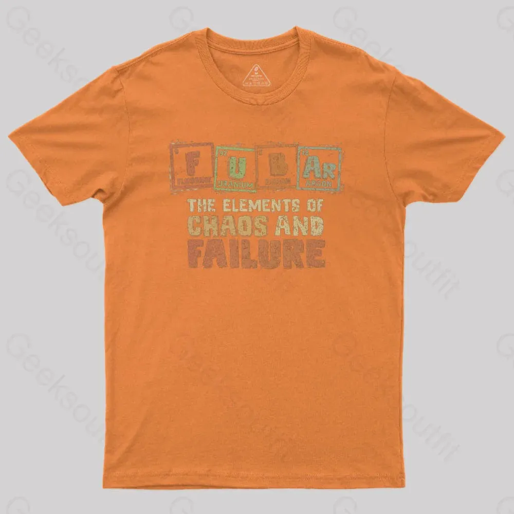 The Elements of Chaos and Failure Geek T-Shirt - Image 6