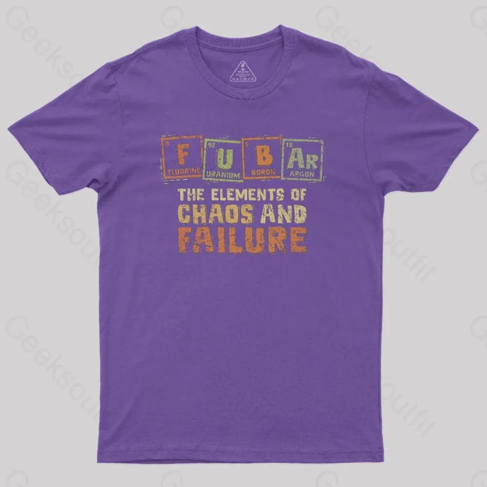 The Elements of Chaos and Failure Geek T-Shirt - Image 5