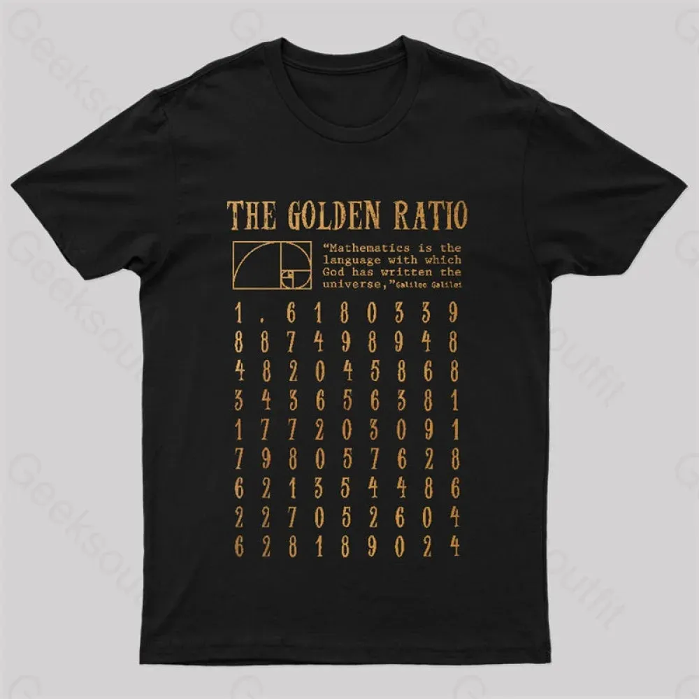 The Golden Ratio Geek T-Shirt - Image 2
