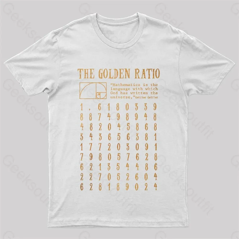 The Golden Ratio Geek T-Shirt - Image 5
