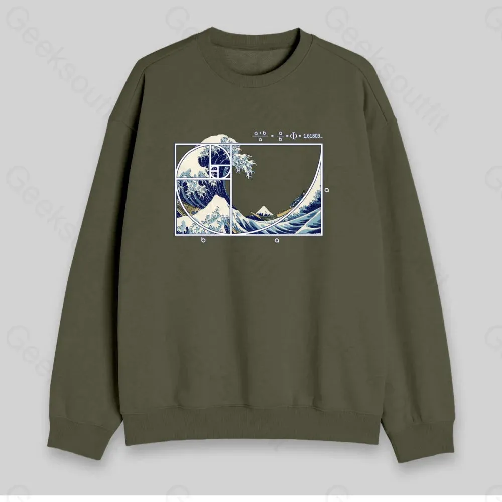 The Great Fibonacci Wave Sweatshirt - Image 3
