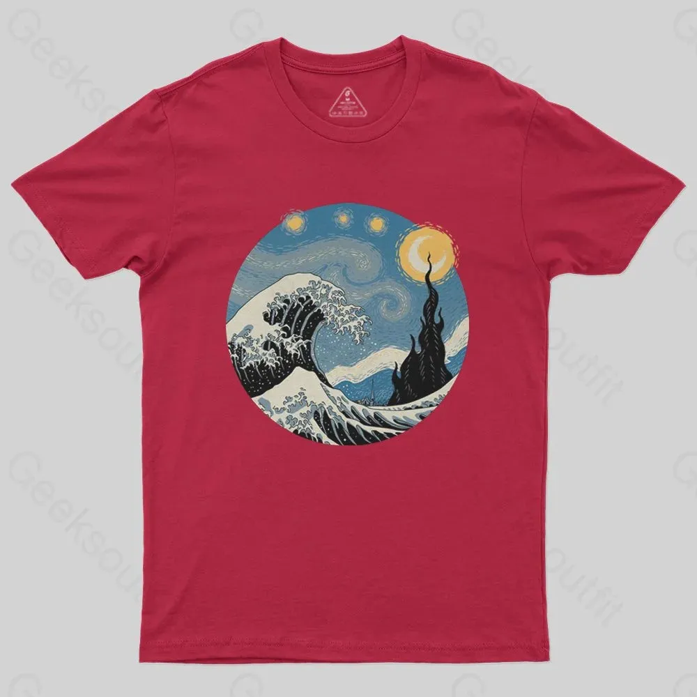 The Great Starry Wave T-Shirt - Image 7