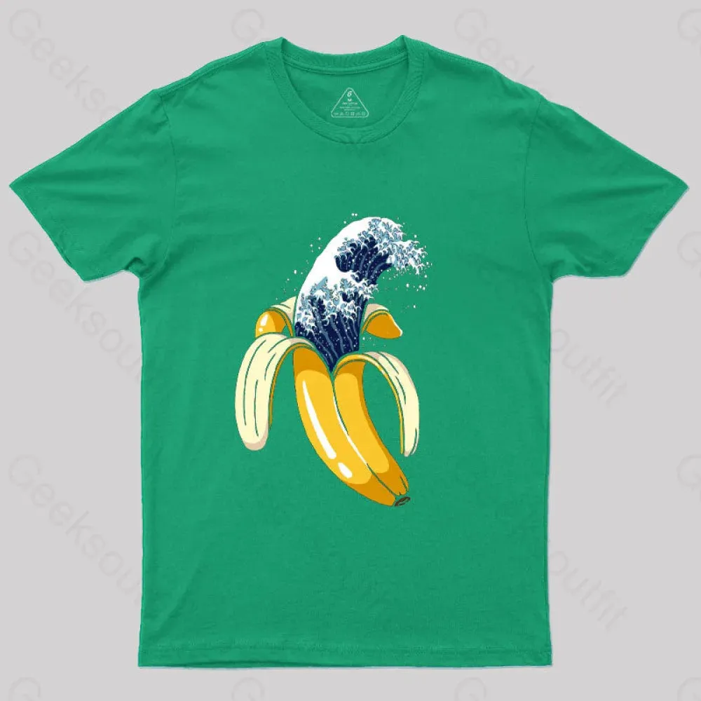 The Great Wave of Banana T-Shirt - Image 8
