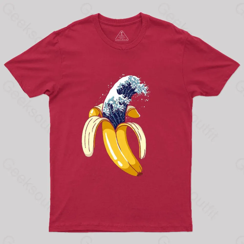The Great Wave of Banana T-Shirt - Image 7