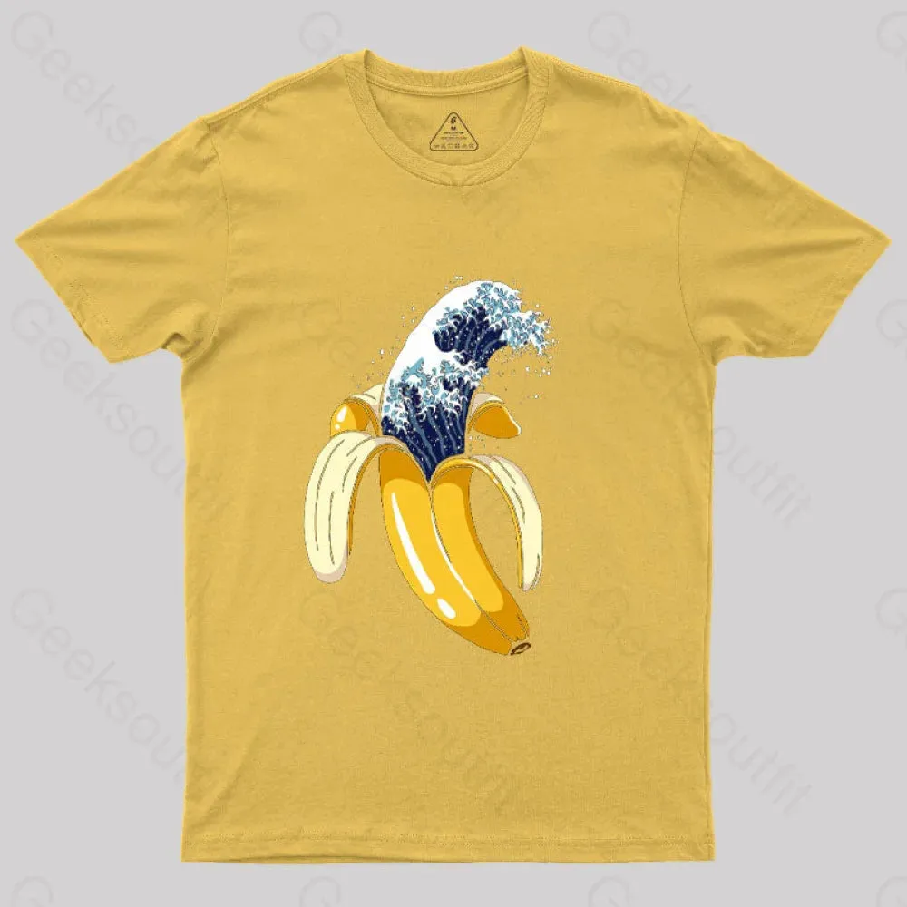 The Great Wave of Banana T-Shirt - Image 5