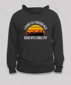 The Journey of a Thousand Miles Hoodie
