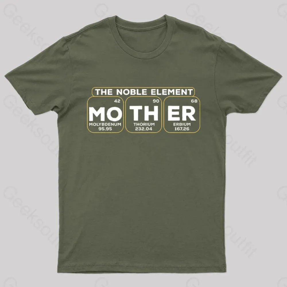 The Noble Element Mother Nerd T-Shirt - Image 3