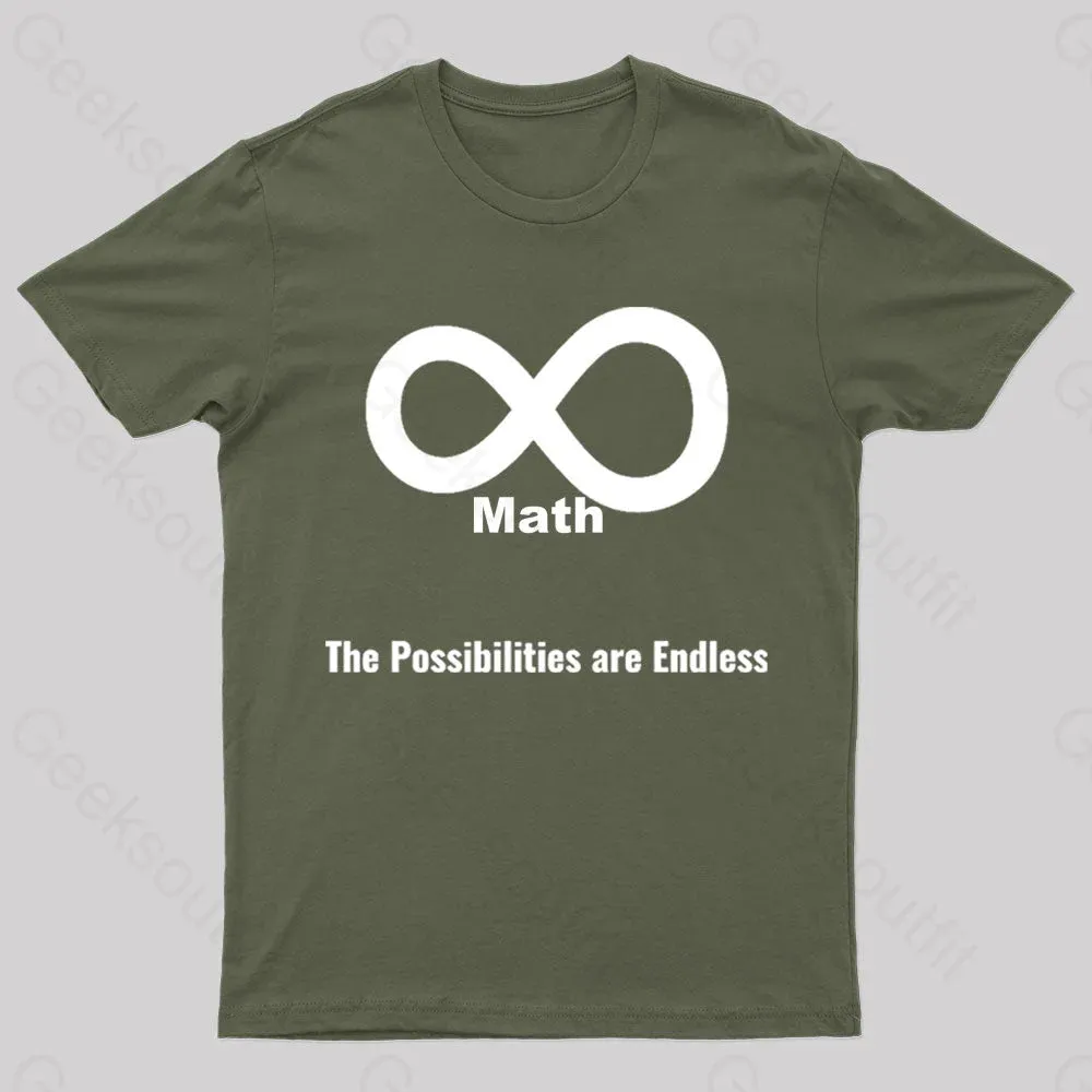 The Possibilities Are Endless Math Nerd T-Shirt - Image 3