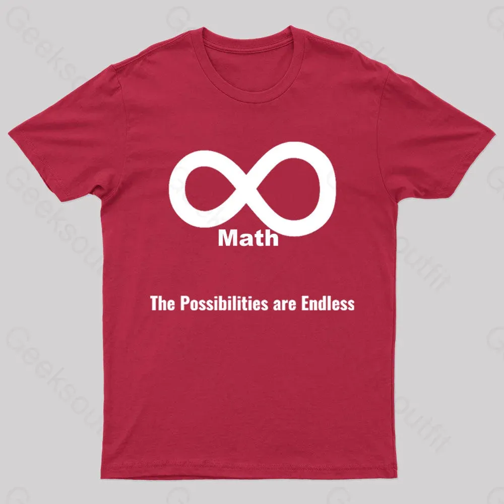 The Possibilities Are Endless Math Nerd T-Shirt - Image 4