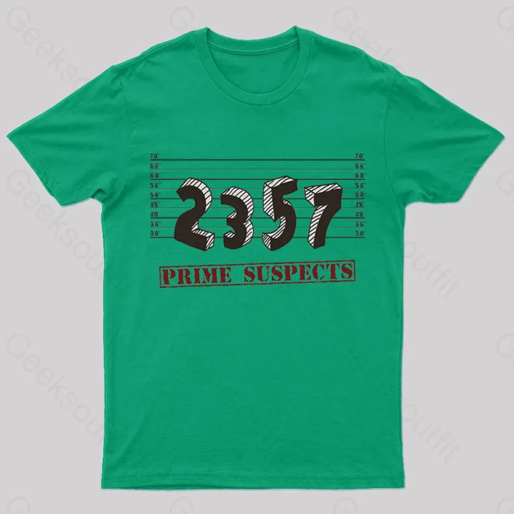 The Prime Number Suspects T-Shirt - Image 3