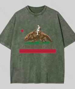 Alternative view of The State Republic Washed T-shirt