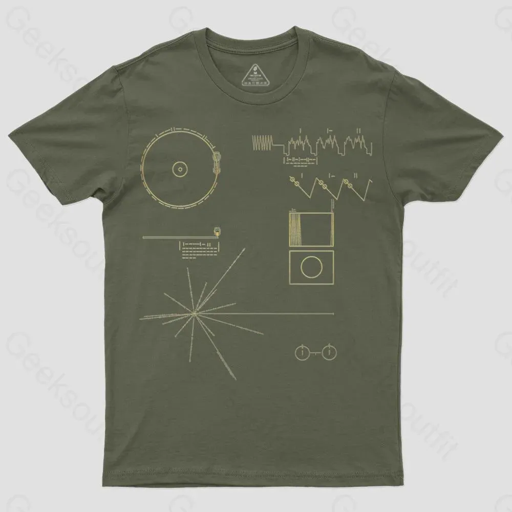 The Voyager Golden Record T-Shirt - Image 3