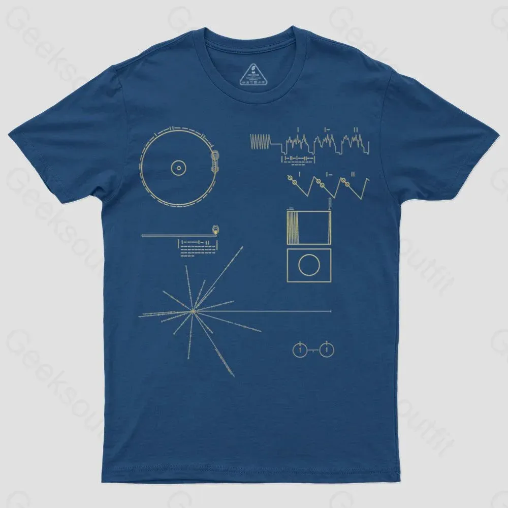 The Voyager Golden Record T-Shirt - Image 2