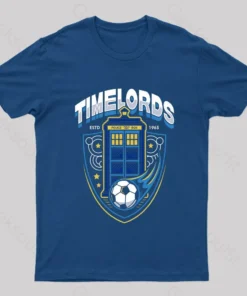 Alternative view of Timelords Football Team Nerd T-Shirt