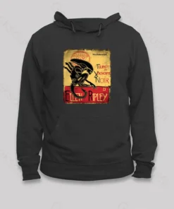 Alternative view of Tournee Du Xenomorphe Doir Hoodie