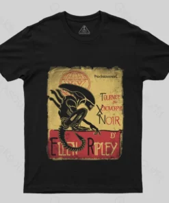Tournee Du Xenomorphe Doir T-Shirt