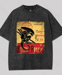 Tournee Du Xenomorphe Doir Washed T-shirt