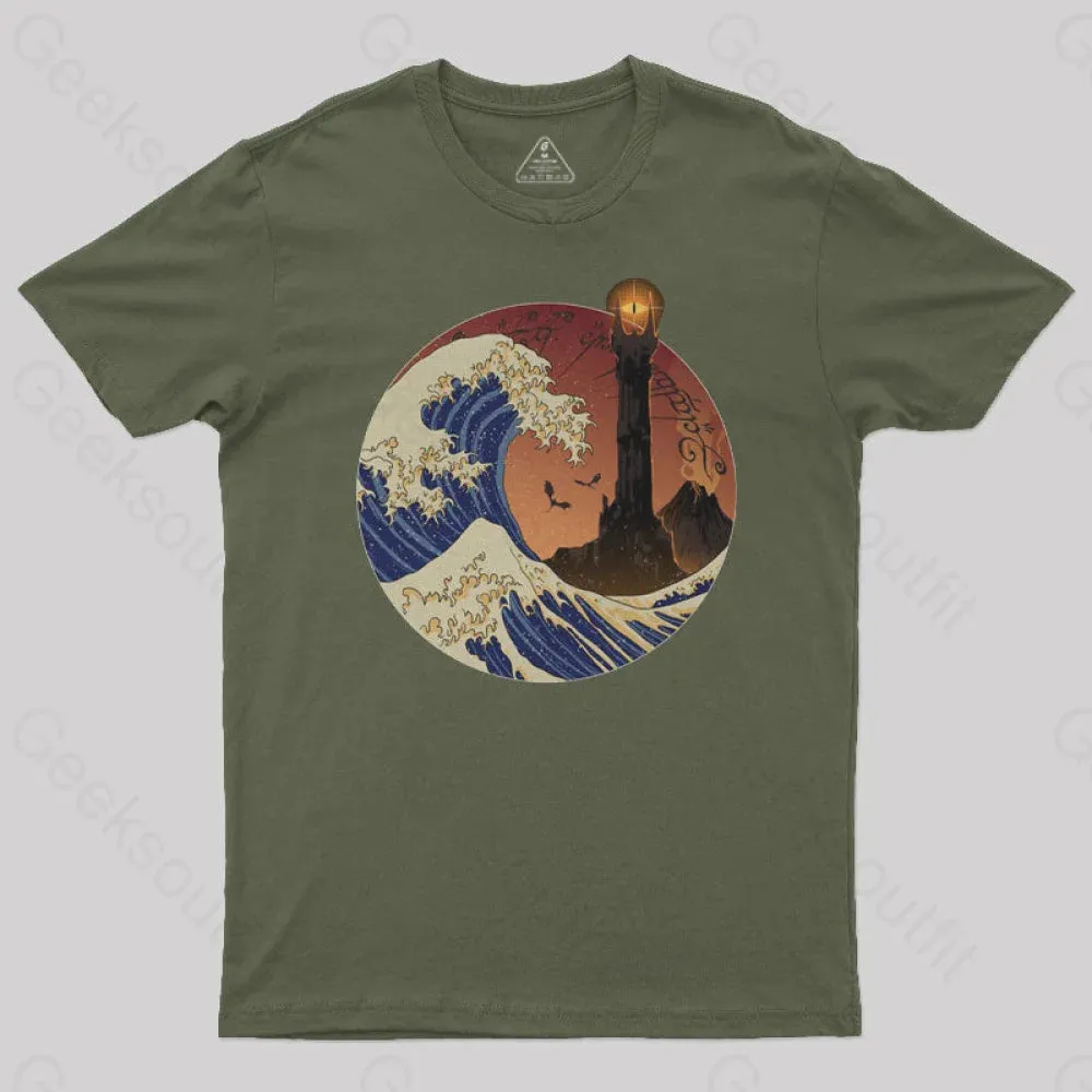 Tower Wave Geek T-Shirt - Image 3