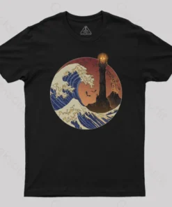 Alternative view of Tower Wave Geek T-Shirt
